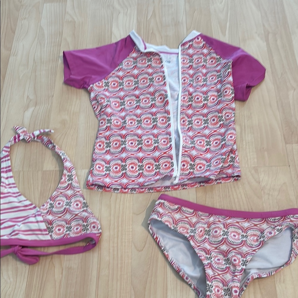 Kids Swim Set with rash guard